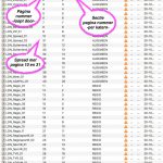 page nummers sectie running